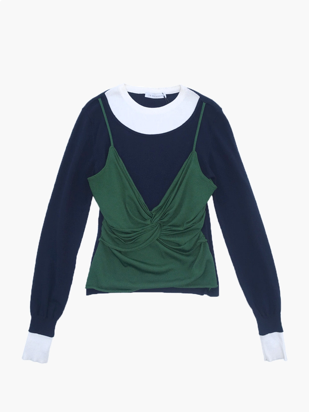 JW ANDERSONBustier layered knit top