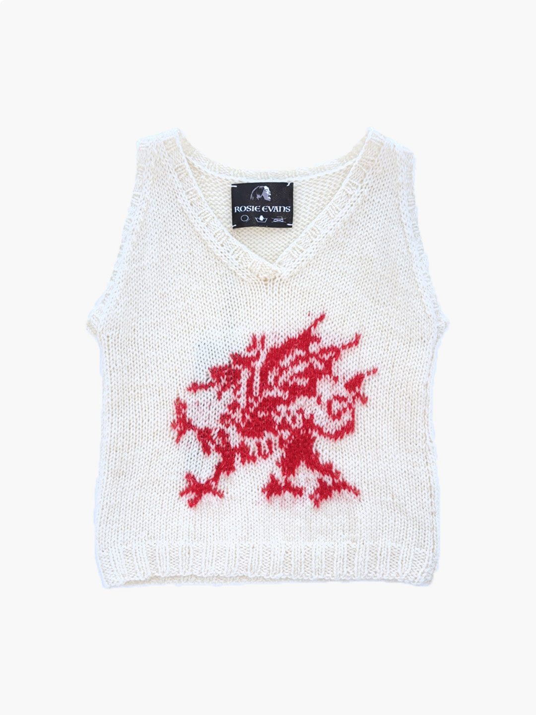 ROSIE EVANSHer dragon knit vest