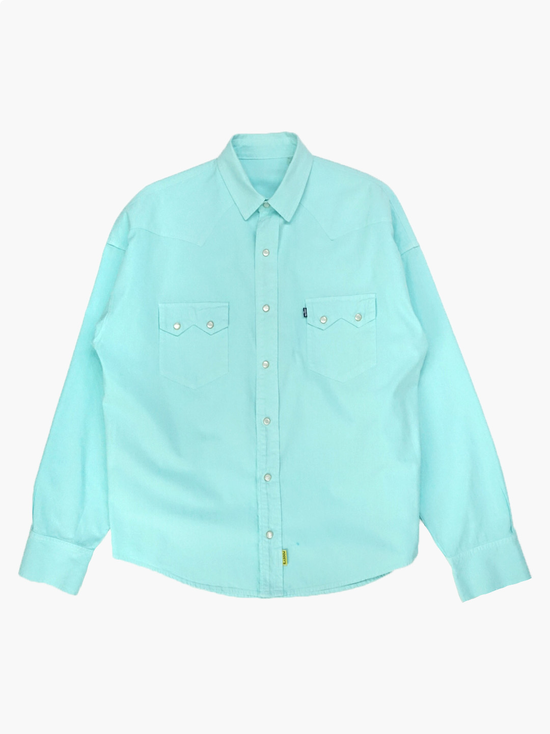 LEVI&#039;S X POGGY&#039;S18fw pearl snap cotton shirt