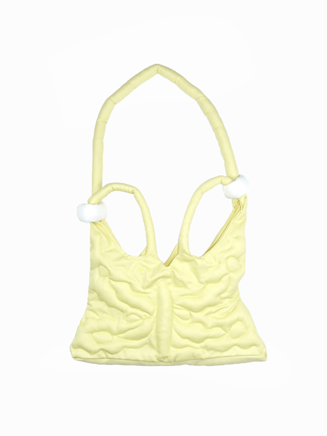 OFF BEAT SWEETClouded yellow butterfly tote