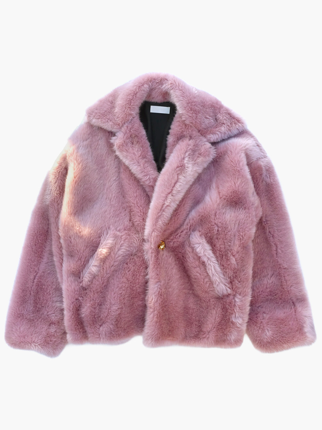 NEON SIGNFaux fur coat